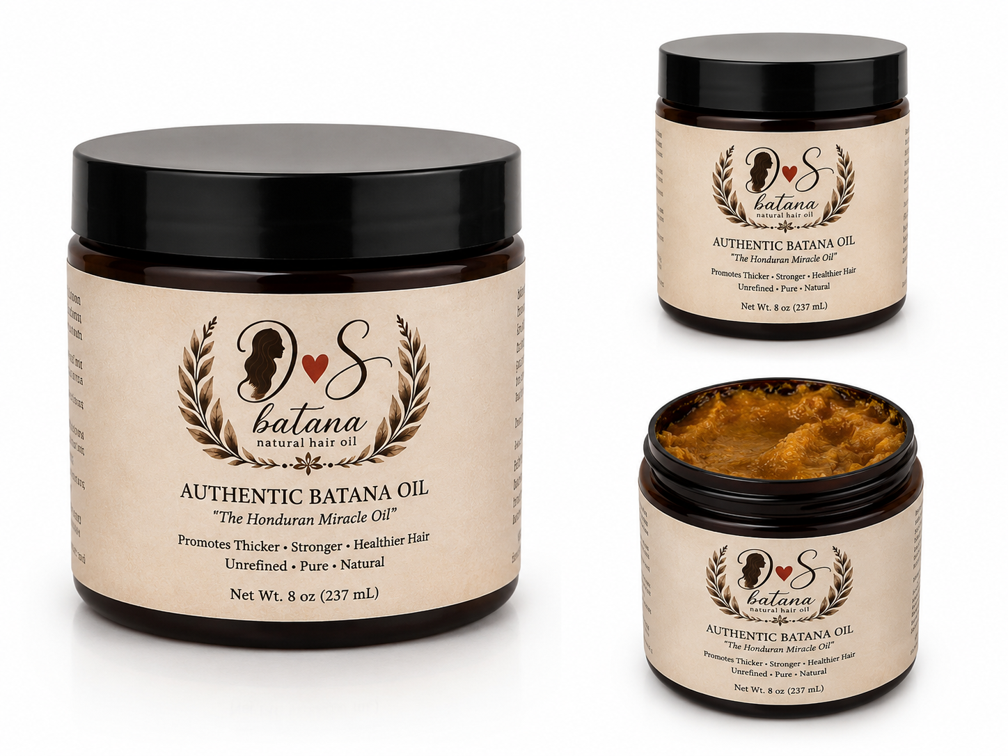 8oz Batana Oil – Deep Repair & Scalp Nourishment